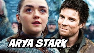 Game Of Thrones Season 8 Arya Gendry Scene Explained and New Weapon Breakdown [upl. by Kal]