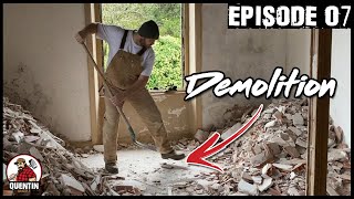 🦇 Rénovation dune maison abandonnée  EP07  Démolition étage [upl. by Brenk887]