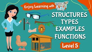 Structures  Types  Examples  Functions  Science  TutWay [upl. by Gibbons887]