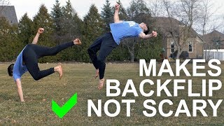 The EASIEST Way to Learn The BACKFLIP [upl. by Mloc]