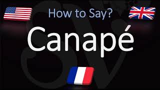 How to Pronounce Canapé CORRECTLY [upl. by Zinah]