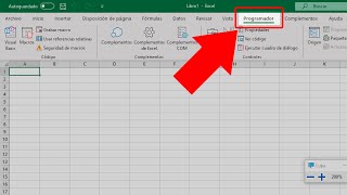 Como habilitar la pestaña programador o desarrollador en Excel [upl. by Yznil881]