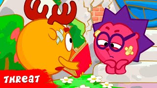 KikoRiki 2D  Episodes about Threats  Cartoon for Kids [upl. by Nnhoj]