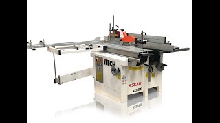 iTECH C300 Combination Machine  Universal Woodworker [upl. by Judus136]