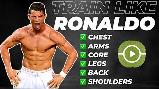 TRAINING LIKE CRISTIANO RONALDO  Full WorkoutStrength Routine [upl. by Collimore]