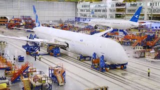 Building Boeing 78710 Dreamliner  timelapse [upl. by Hadleigh635]