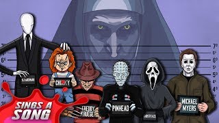 Horror Characters Cypher 2 ft Michael Myers Freddy Chucky Slender Man Pinhead and Ghostface [upl. by Eelanaj]