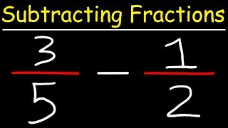 Subtracting Fractions [upl. by Eedna]