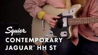 Exploring The Squier Contemporary Jaguar HH ST  Fender [upl. by Zildjian]