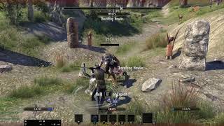 Elder Scrolls Online Necromancer gameplay [upl. by Genaro]