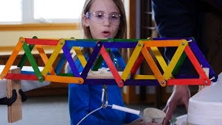 Make Your Own Truss Bridge  Xplore Engineering [upl. by Sabella451]