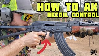 HOW TO STAND HOLD AND CONTROL AN AK47 [upl. by Manley748]