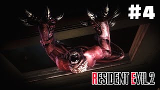 FIGHTING LICKER IN RESIDENT EVIL 2  PART 4 [upl. by Leffert]