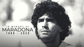 Tribute to DIEGO MARADONA  Legendary Highlight Moments [upl. by Eillek]