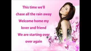 Toni Gonzaga  Starting Over Again Lyrics HD [upl. by Nnaeoj]