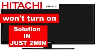 How to Fix Hitachi Smart TV Wont Turn On  Quick Solve in 2 minutes [upl. by Rehtaeh836]