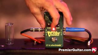 Review Demo  TC Electronic Viscous Vibe [upl. by Leunad]