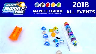 Winter Marble League 2018  All Events MarbleLympics [upl. by Ahsenyl946]