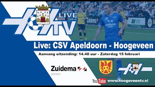 Liveuitzending CSV Apeldoorn  Hoogeveen [upl. by Nylaehs144]