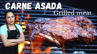 How to make CARNE ASADA  HOMEMADE carne asada tacos  Villa cocina [upl. by Suedama317]