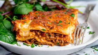 Easy Homemade Lasagne Recipe  Perfect Family Comfort Food [upl. by Eivol]