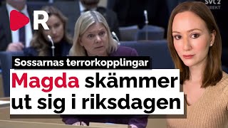 Magdalena Andersson S skämmer ut sig i riksdagen [upl. by Araeit557]