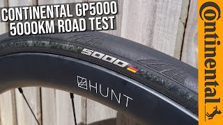 Continental Grand Prix 5000 Clincher Tyres 5000km Long Term Review [upl. by Nosduj]