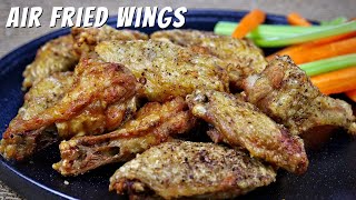 Chicken Wings in the Air Fryer  Ninja Foodi 2 Ways [upl. by Emmerich]