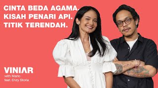 KISAH ENZY SI PENARI API TITIK TERENDAH CINTA BEDA AGAMA  VINIAR hosted by Marlo ft Enzy Storia [upl. by Aleras]