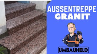 Außentreppe Granit Umbauheld [upl. by Margalit]