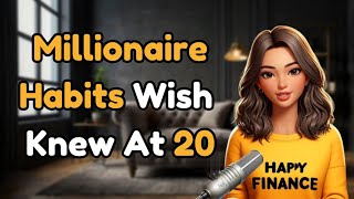 6 Millionaire Habits I Wish I Knew At 20 [upl. by Oran736]