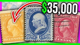 10 SUPER RARE STAMPS WORTH MONEY  EXTREMELY VALUABLE STAMPS [upl. by Nileak]