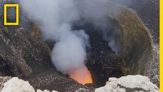 Into Nicaraguas Masaya Volcano  Explorer [upl. by Yorztif]