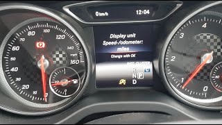 How To Change Miles To Kilometres On A Mercedes Benz A Class 20122018  Change KM to Miles [upl. by Mella462]