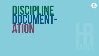 HR Basics Discipline Documentation [upl. by Adnohsor518]