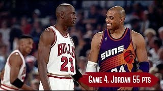 NBA Finals 1993 Phoenix Suns vs Chicago Bulls  Game Highlights  Game 4  Jordan 55 HD 720p60fps [upl. by Akeber146]