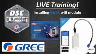 Gree wifi Module Install [upl. by Idnam]