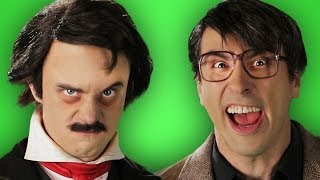 Stephen King vs Edgar Allan Poe Behind the Scenes of Epic Rap Battles of History [upl. by Annaeerb]