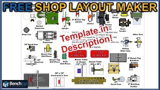 Woodworking Shop Layout Tool  Demonstration  EP 77 [upl. by Micco]