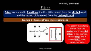 AQA 39 Carboxylic Acids and Derivatives REVISION [upl. by Enelear872]