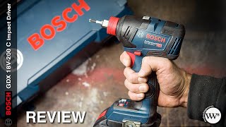 BOSCH GDX 18V200 C Review  Impact Driver [upl. by Itirahc641]