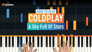 How to Play quotA Sky Full of Starsquot by Coldplay  HDpiano Part 1 Piano Tutorial [upl. by Tidwell445]