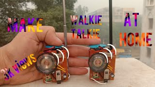 How to Make Walkie Talkie at Home [upl. by Winfield]