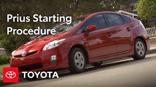 2010 Prius HowTo Starting Procedure  Toyota [upl. by Alethea]