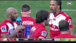 Super Rugby Semifinal 2 Lions v Highlanders [upl. by Eidnam]