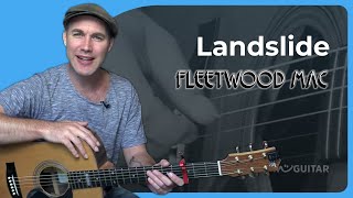 How to play Landslide by Fleetwood Mac on guitar  Acoustic Lesson [upl. by Armstrong]