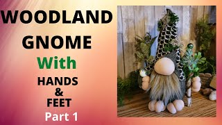 Woodland Gnome Part 1 How to make a Gnome Gnome with hands amp feet [upl. by Baudelaire308]