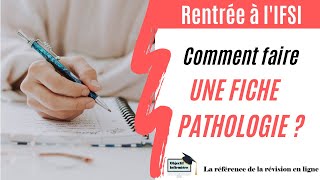 📝Comment créer une fiche pathologie  Révisions IFSI [upl. by Basso572]