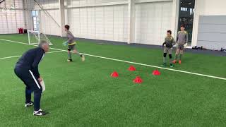 GOALKEEPER TRAINING YOUNG GOALKEEPERS [upl. by Harberd117]