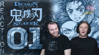 SOS Bros React  Demon Slayer Season 1 Episode 1  Cruelty [upl. by Ecirtaeb339]